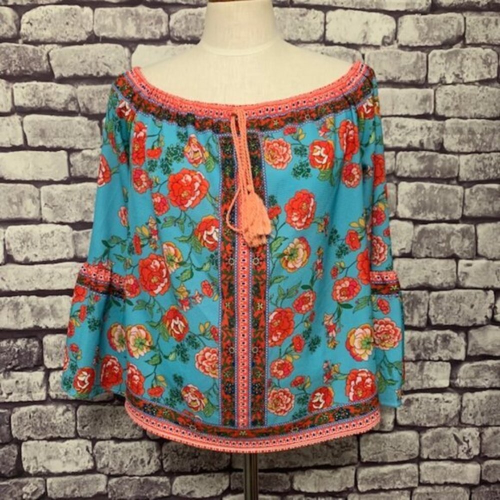 Umgee Off The Shoulder Blouse Size M
